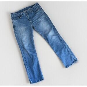 Men's Levis 514 Straight Leg Jeans‎ W36 L30 Blue Levi Strauss Denim Levi’s